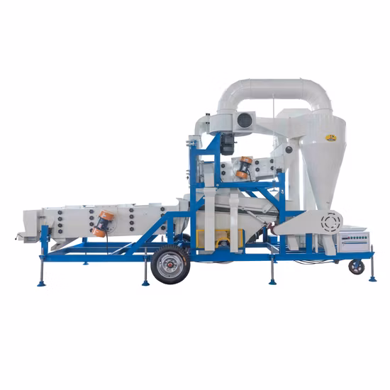 종자 곡물 콩 진동 선별 청소 선별 기계